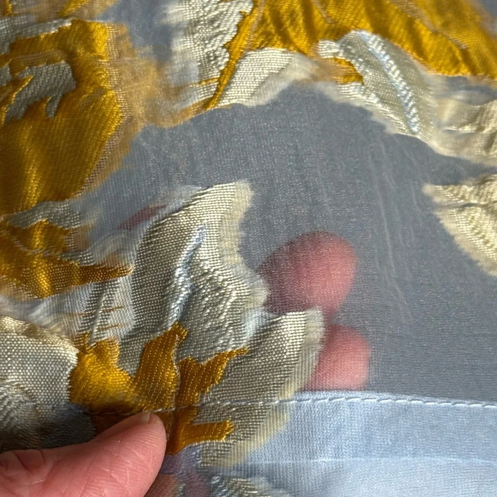 NWT Tuckernuck Pomander Place Jessamine Jacquard Lyla Puffed Sleeve Blouse M - Picture 9 of 11